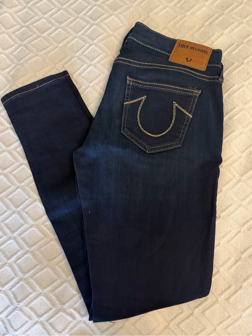 True Religion CASEY Low Rise Super Skinny Stretch Denim Jeans